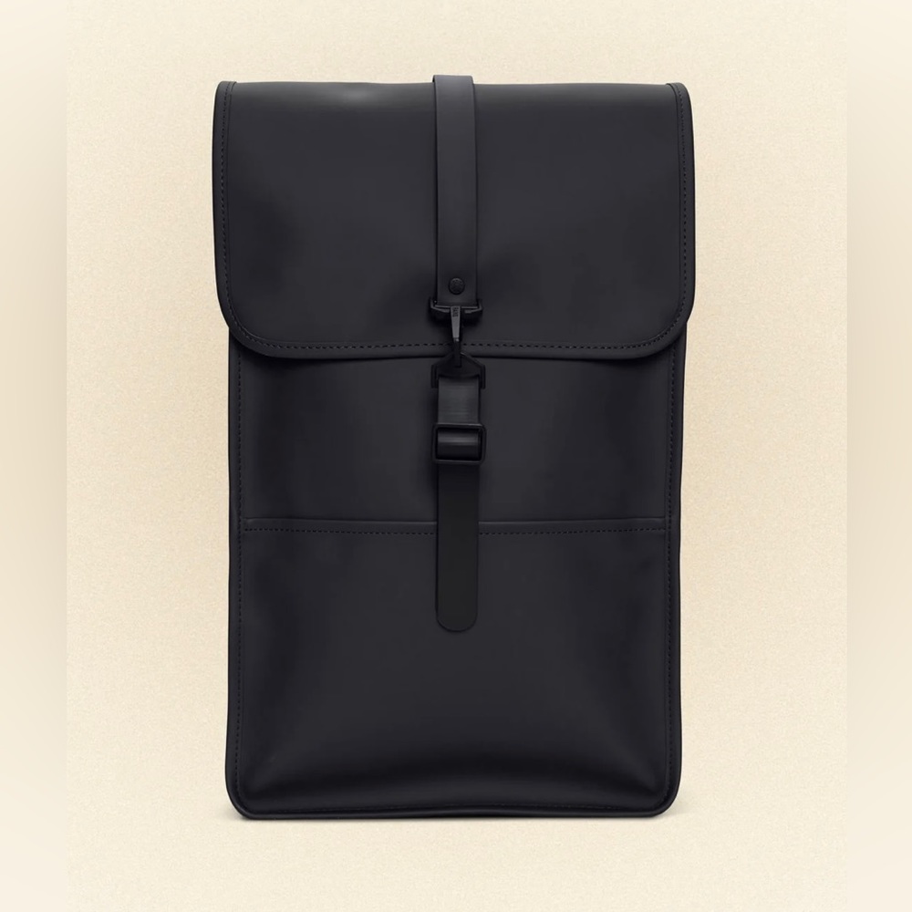 RAINS Backpack - Black - Minimalist Backpack - NEW Sealed